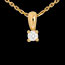 bijouteries Pendentif diamant beli�re or jaune (GM) 
