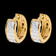 ventes en ligne boucles oreilles diorama or jaune pave pm 24 diam