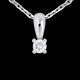 vente pendentif diamant beliere or blanc mm chaine or bl