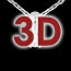 vente Pendentif diamant beli�re or blanc (MM)