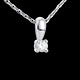 cadeau femme pendentif diamant beliere or blanc gm