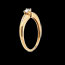 achat Solitaire Octave or jaune (MM)  - 0.21 carats - 9 diamants