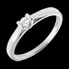 femme Solitaire caldera or blanc (PM)