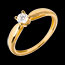 ventes en ligne   Solitaire roseau or jaune (GM+)   - 0.26 carats