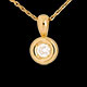 cadeaux femme pendentif calice beliere or jaune gm 28 carats