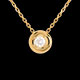 cadeaux femme collier calice or jaune gm