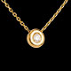 achat en ligne collier calice or jaune mm