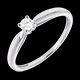 mariage Solitaire roseau or blanc (PM)