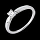 femme Solitaire roseau or blanc (MM)