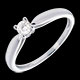 bijouteries Solitaire roseau or blanc (MM+)