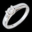 Solitaire caldera or blanc (GM) - 0.24 carats