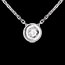 Collier Calice or blanc (PM)