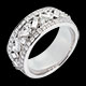 joaillerie bague imperatrice or blanc diamants carats