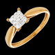 ventes en ligne bague roseau or blanc pavee diamants