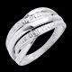 vente bague naja or blanc pavee diamants diamants
