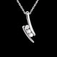 acheter en ligne collier trilogie citation or blanc diamants