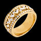 acheter on line bague imperatrice or jaune diamants carats