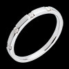ventes en ligne Alliance or blanc - 4 diamants