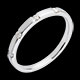 cadeaux femme Alliance or blanc - 4 diamants