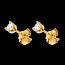 vente Boucles d'oreilles diamants (GM) - puces or jaune - 0.3 carats