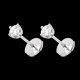 cadeau femmes boucles oreilles diamants tgm puces or blanc carat