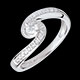 vente on line solitaire verseau pave or blanc 28 carats