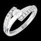 achat solitaire mecano or blanc pave 51 carats