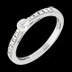 cadeaux femmes solitaire diamant rond or blanc pave 33 carats