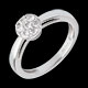 bijouteries Bague demi-sph�re pav�e - 0.26 carats