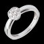 vente Bague demi-sph�re pav�e - 0.26 carats