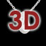 bijouterie Pendentif verseau pav� - or blancv - 0.22 carats