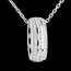 bijouteries Pendentif roue diamants - or blanc - 0.27 carats