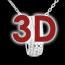 cadeaux Pendentif roue diamants - or blanc - 0.27 carats