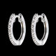 cadeau femme creoles semi pavees or blanc pm 16 diamants