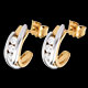 vente on line boucles oreilles trilogie bipolaire carats diamant