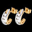 boucles d'oreilles trilogie bipolaire  - 0.3 carats - 6 diamants