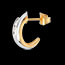 vente en ligne boucles d'oreilles trilogie bipolaire  - 0.3 carats - 6 diamants
