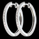 vente on line creoles semi pavees or blanc gm 32 diamants