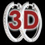 joaillerie Cr�oles semi pav�es or blanc (GM) - 32 diamants