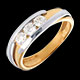 cadeau trilogie bipolaire or jaune or blanc gm 53 carats