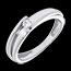 bijou or Or blanc - 0,08 carat