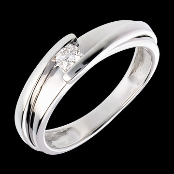 bijoux or Solitaire bipolaire or blanc (GM)