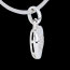 vente on line Pendentif coeur pav� or blanc (PM) - 7 diamants