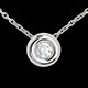 bijou or collier calice diamant tgm