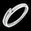 mariages Solitaire bipolaire or blanc (PM)