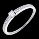 mariage solitaire octave or blanc pm diamants