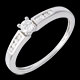 mariages solitaire octave or blanc mm 021 carats diamants