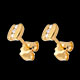 acheter on line boucles oreilles trilogie parenthese puces or jaun