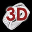 ventes Trilogie bipolaire or blanc pav�e  - 0.86 carats - 35 diamants