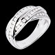 ventes en ligne bague tressee or blanc pavee 63 carats 38 diamants